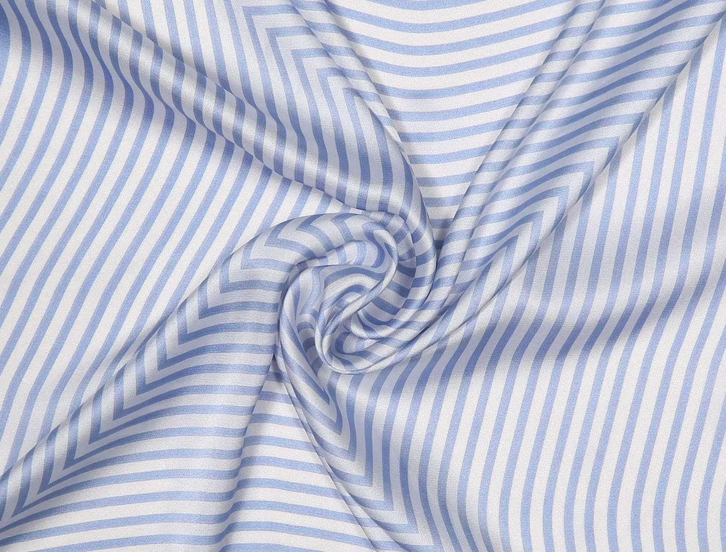 Allegra K 70cm Women Stripe Print Square Scarves Kerchief Neck Scarf Neckerchief Headband