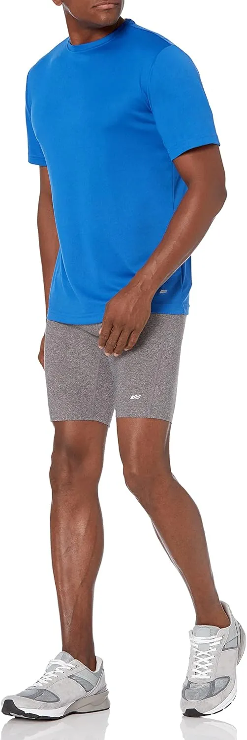 Amazon Essentials T-Shirts for Men, Active Performance Tech, Available in Big & Tall, Pack of 2