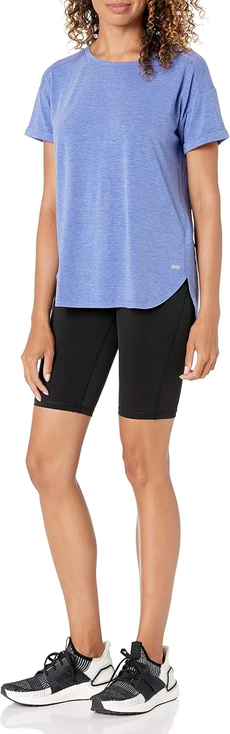 Amazon Essentials Women's Studio Relaxed-Fit Lightweight Crewneck T-Shirt (Available in Plus Size), Multipacks