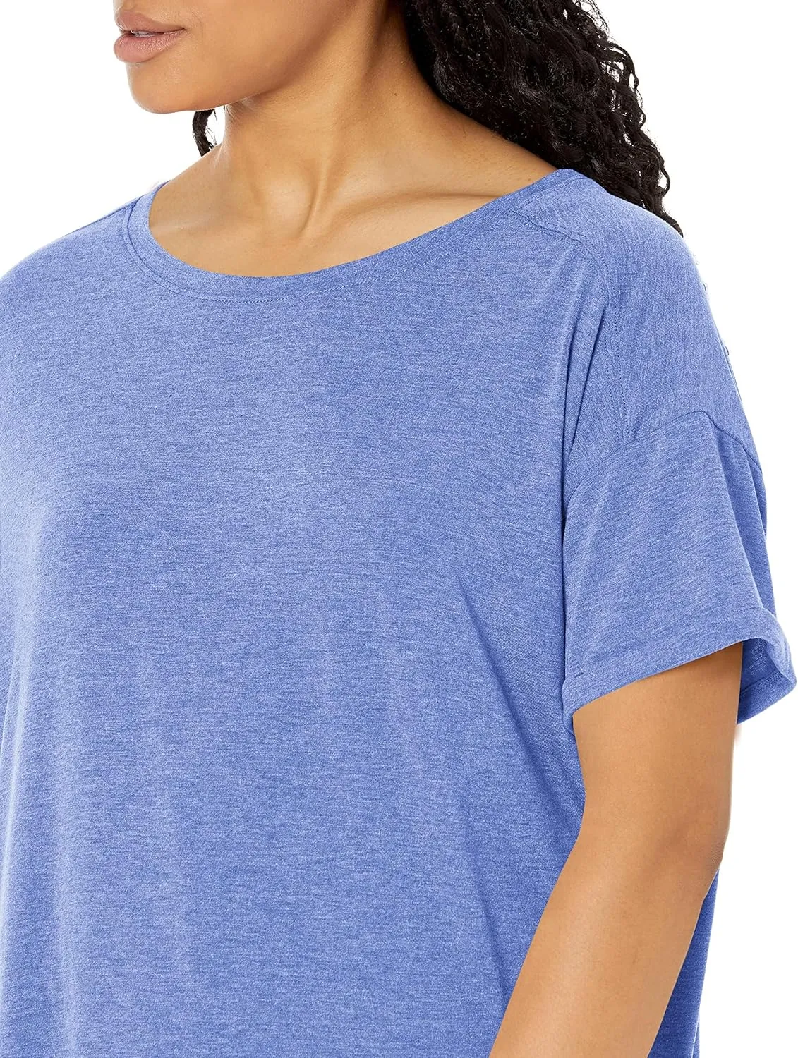Amazon Essentials Women's Studio Relaxed-Fit Lightweight Crewneck T-Shirt (Available in Plus Size), Multipacks