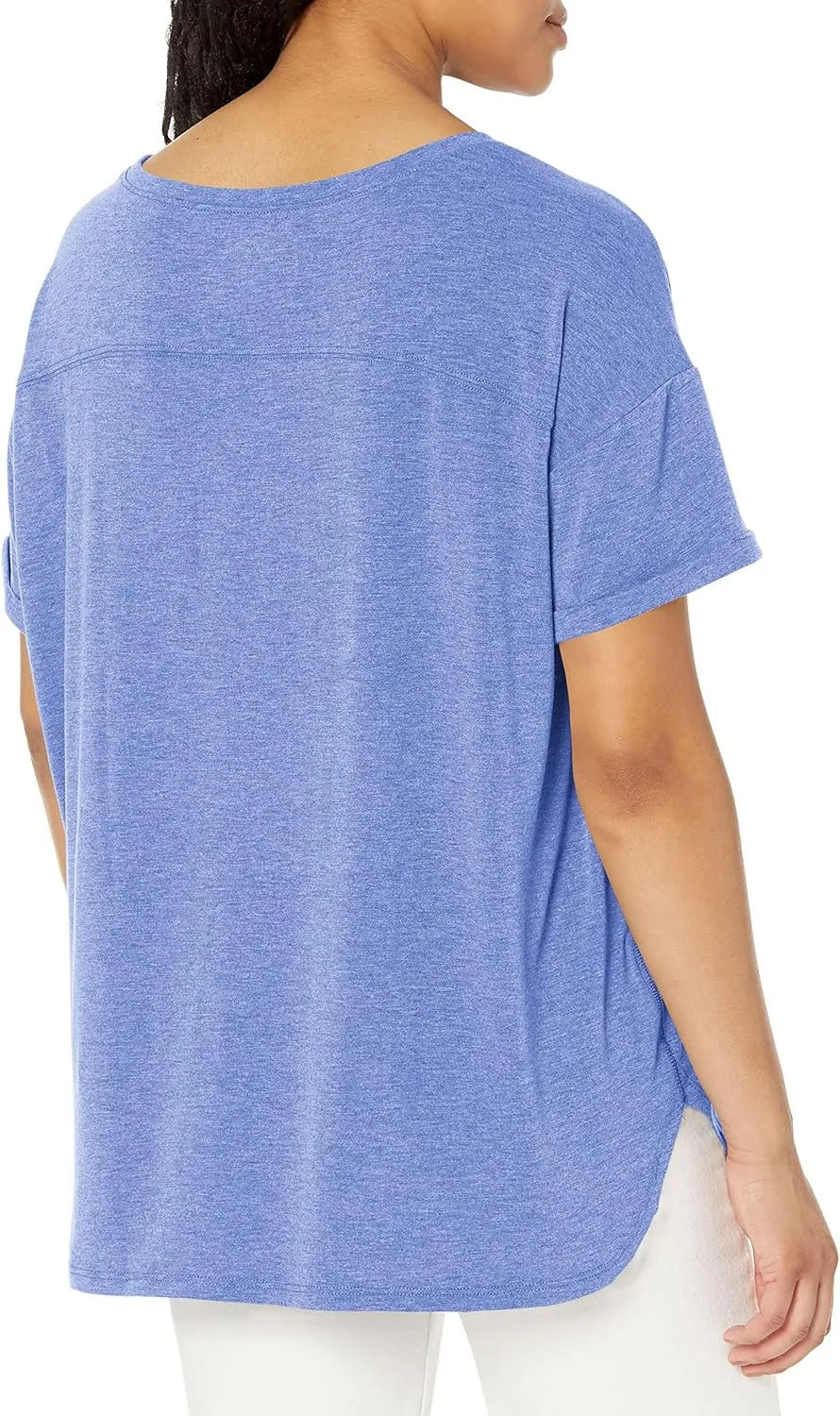 Amazon Essentials Women's Studio Relaxed-Fit Lightweight Crewneck T-Shirt (Available in Plus Size), Multipacks