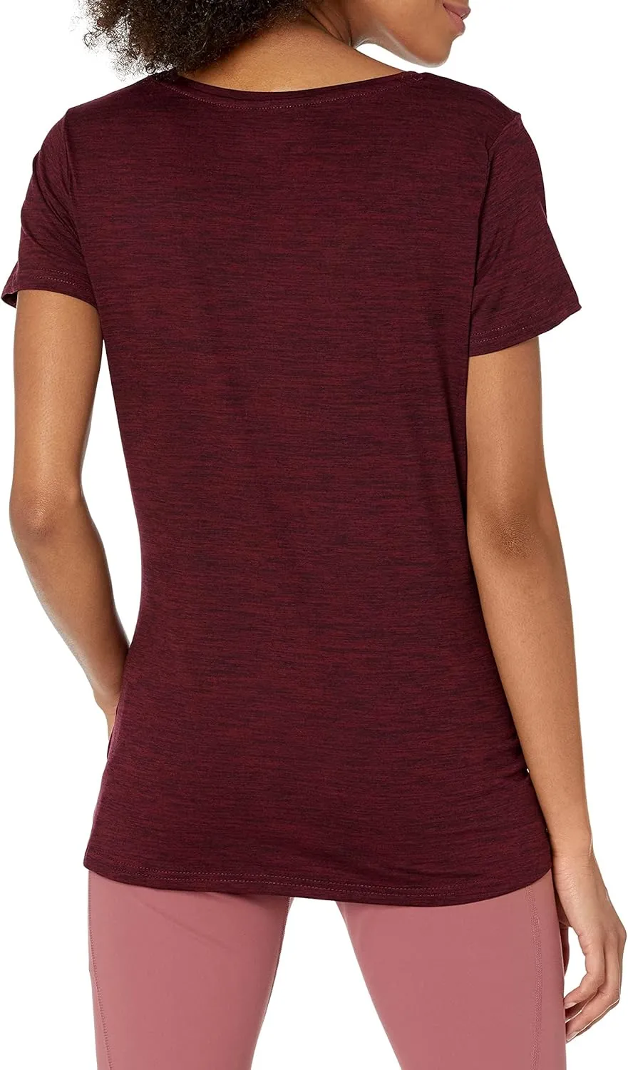 Amazon Essentials Women's Tech Stretch Short-Sleeve V-Neck T-Shirt - Discontinued Colors, Multipacks