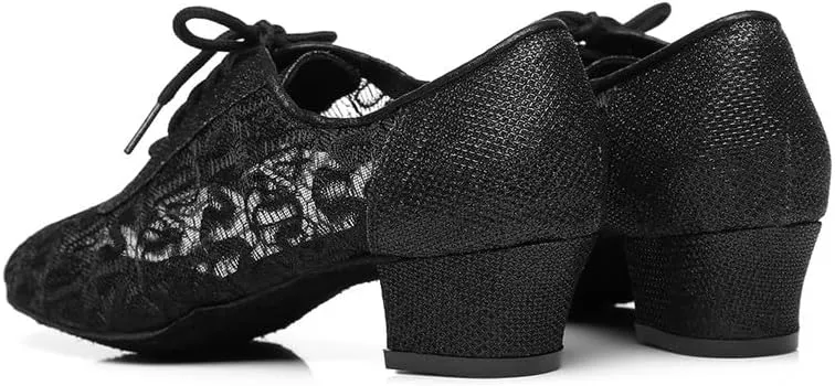 AOQUNFS Women Latin Dance Shoes Ballroom Salsa for Practice Performance Shoes