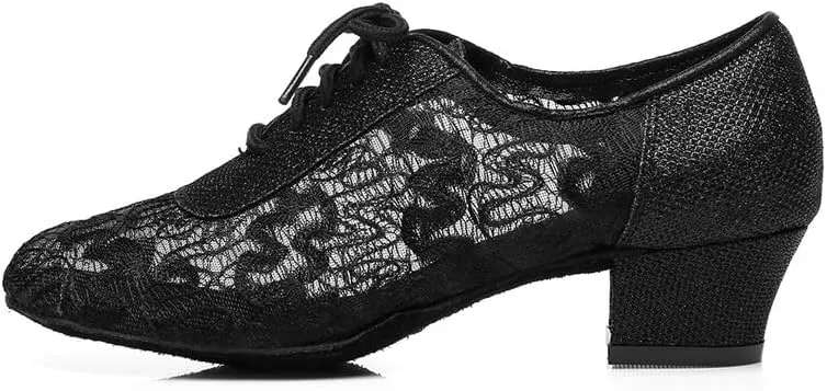 AOQUNFS Women Latin Dance Shoes Ballroom Salsa for Practice Performance Shoes