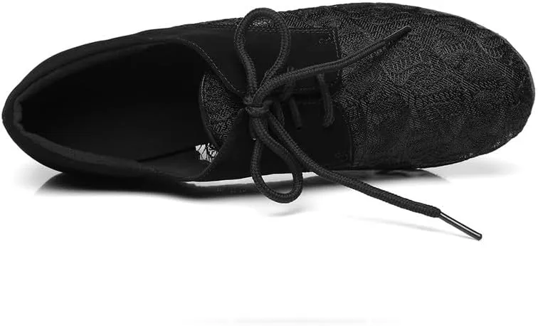 AOQUNFS Women Latin Dance Shoes Lace-up Ballroom Salsa for Practice Performance Shoes,Model L292