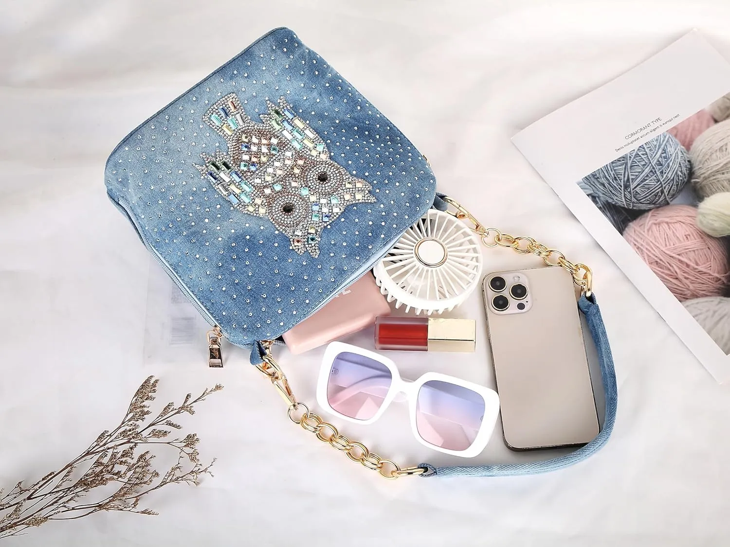 Bling Rhinestone Purse for Women Evening Bag Shoulder Bag Sparkling Crystal Wedding Party Clutches Handbags