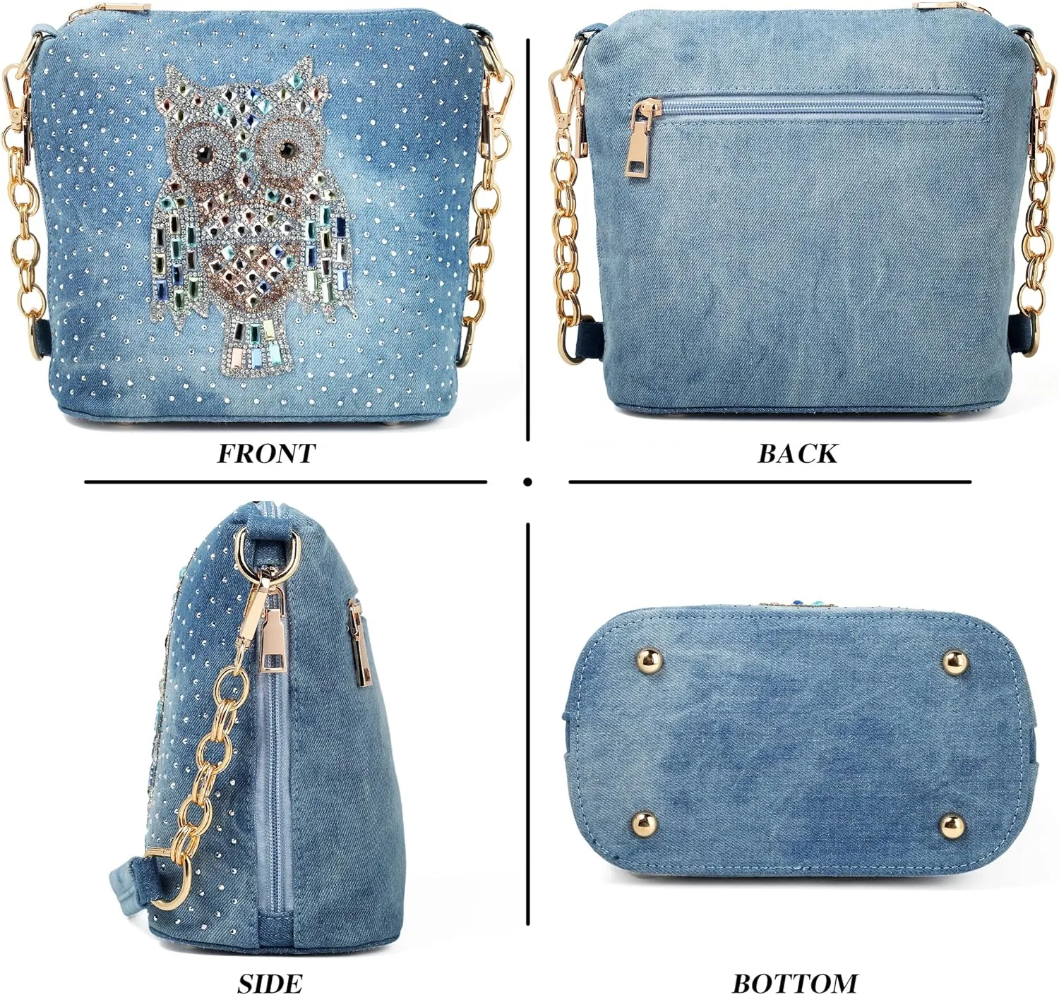 Bling Rhinestone Purse for Women Evening Bag Shoulder Bag Sparkling Crystal Wedding Party Clutches Handbags