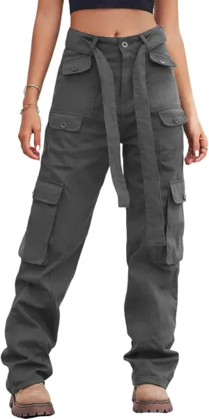 BXCNCKD Women's Wide Leg Overalls Trousers Street Style Gradient Jeans Women's High Waist Loose Wide Leg Jeans Hippie Jeans
