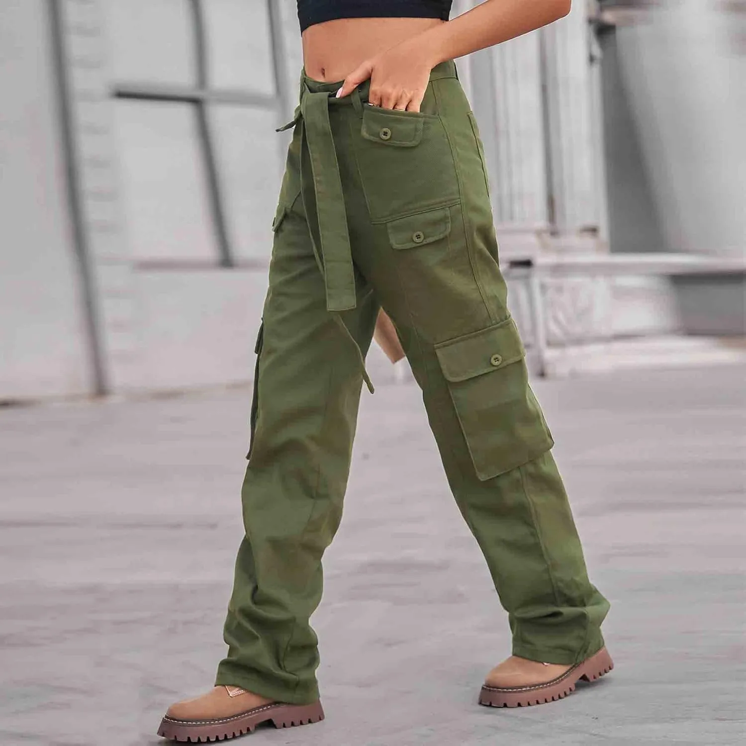 BXCNCKD Women's Wide Leg Overalls Trousers Street Style Gradient Jeans Women's High Waist Loose Wide Leg Jeans Hippie Jeans