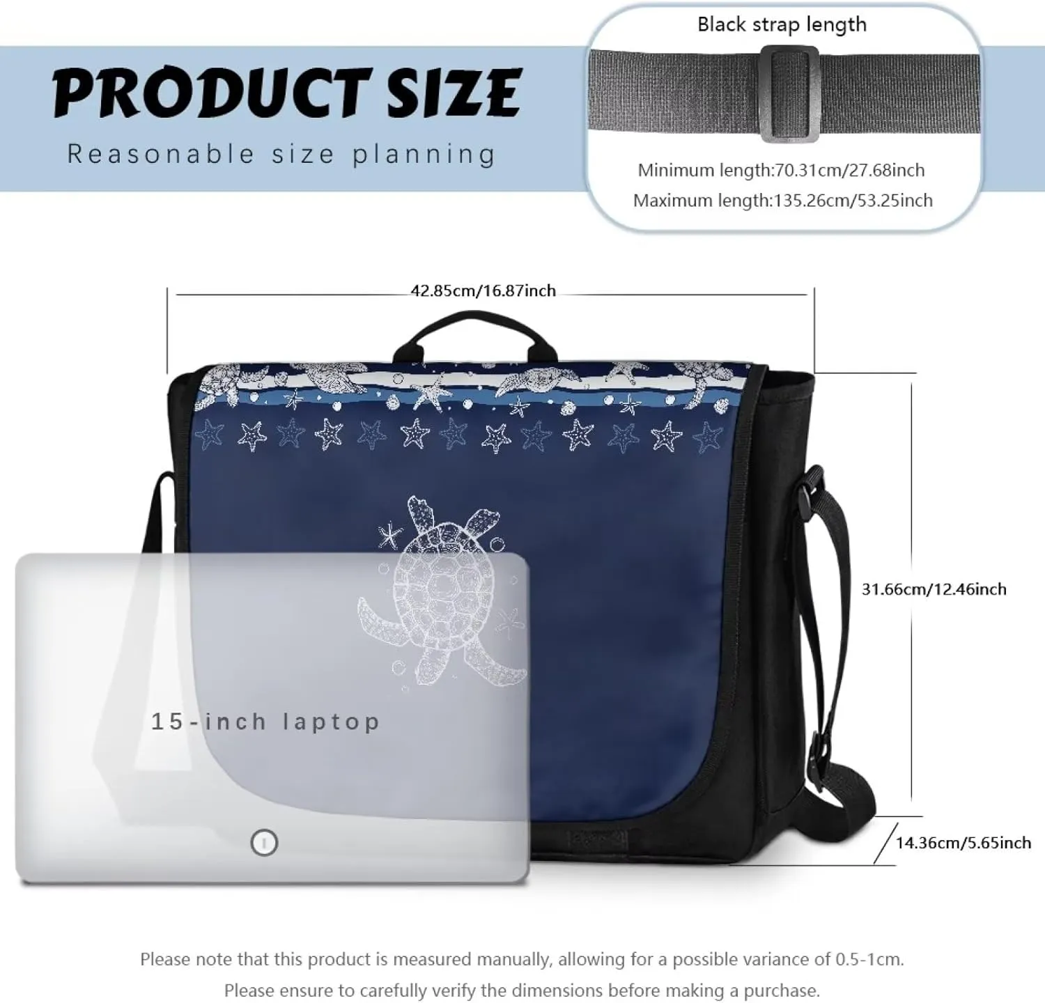 Casual Flap Crossbody Bag Unisex Messenger Bag Outdoors Shoulder Bag with Adjustable Strap Large Reusable Bag