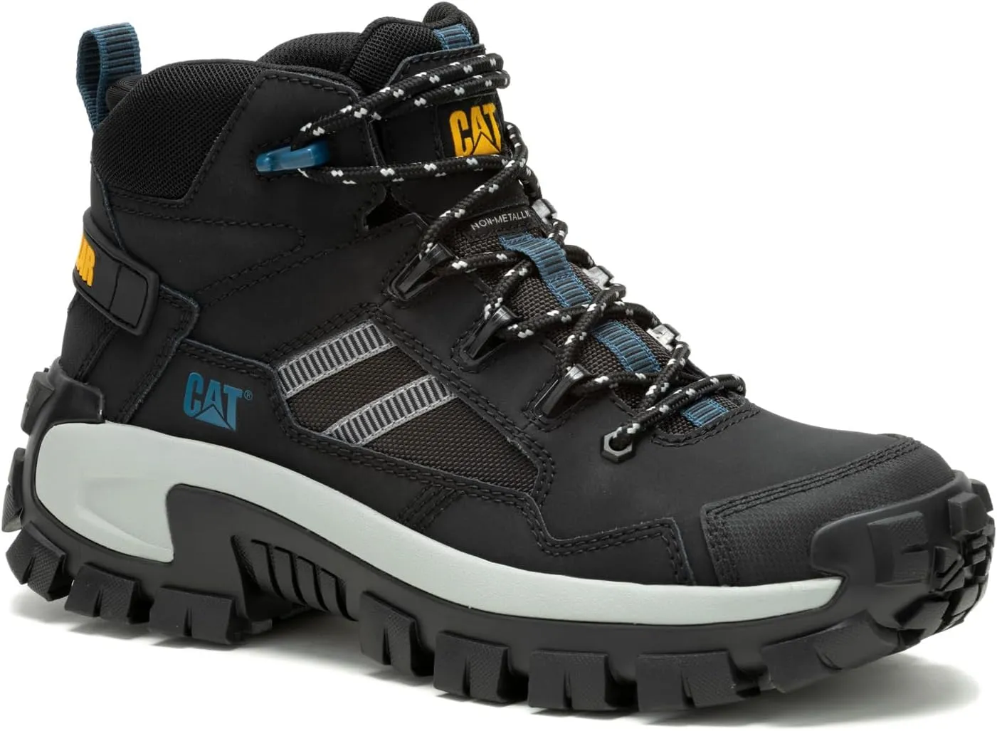 Cat Footwear P9166400110.0W Invader Mid Vent Ct - Black 10.0W