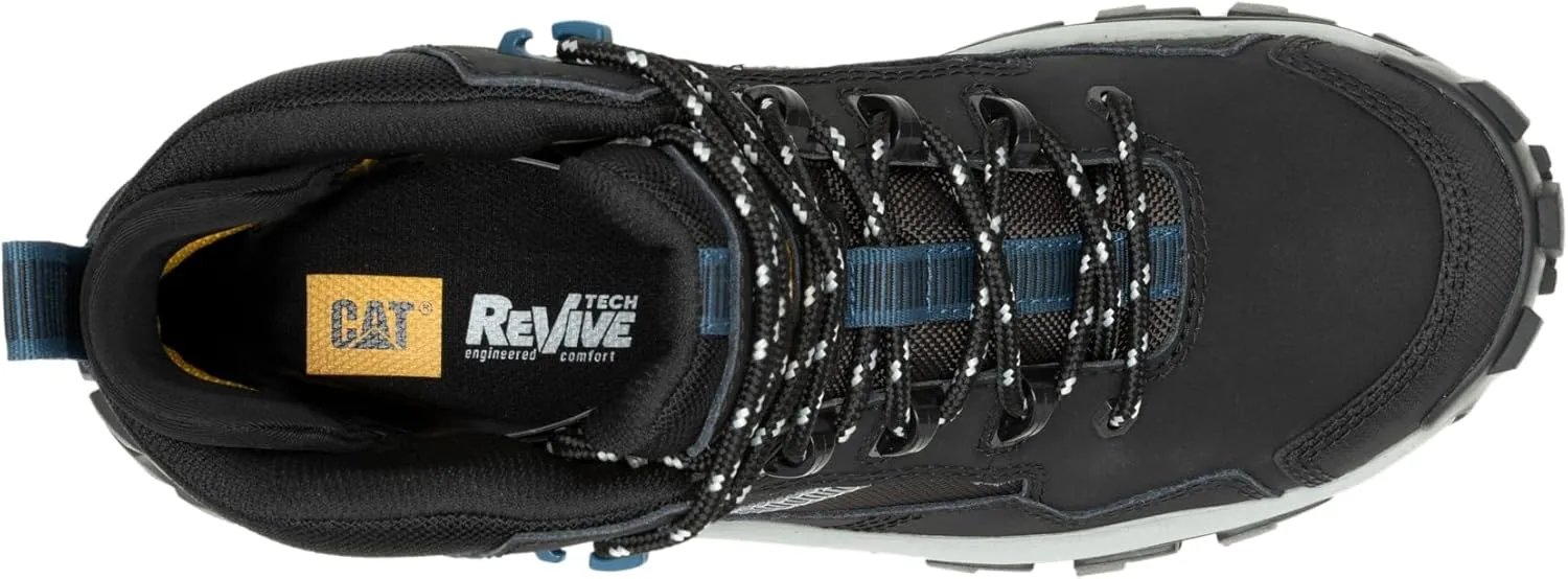 Cat Footwear P9166400110.0W Invader Mid Vent Ct - Black 10.0W