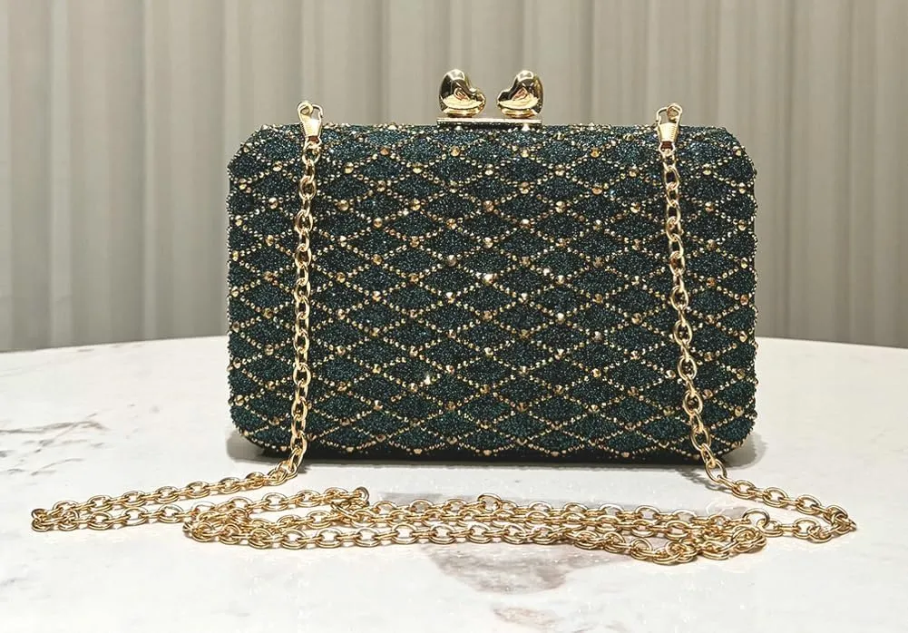 Crystal Evening Bags for Women Formal Party Box Clutch Wedding Rhinestone Handbags Bridal Clutch Purse Mini 2025