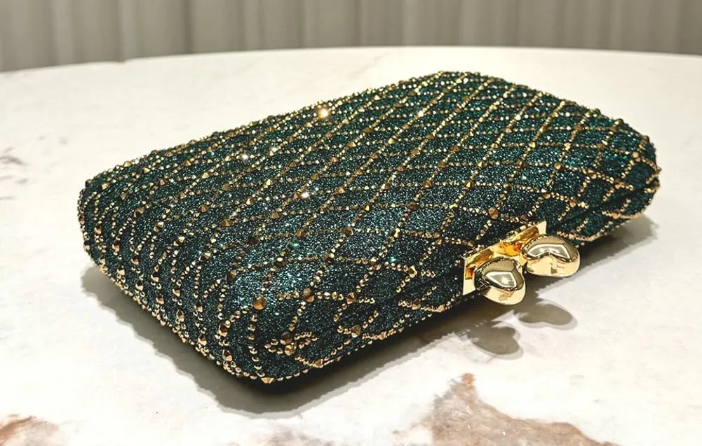 Crystal Evening Bags for Women Formal Party Box Clutch Wedding Rhinestone Handbags Bridal Clutch Purse Mini 2025