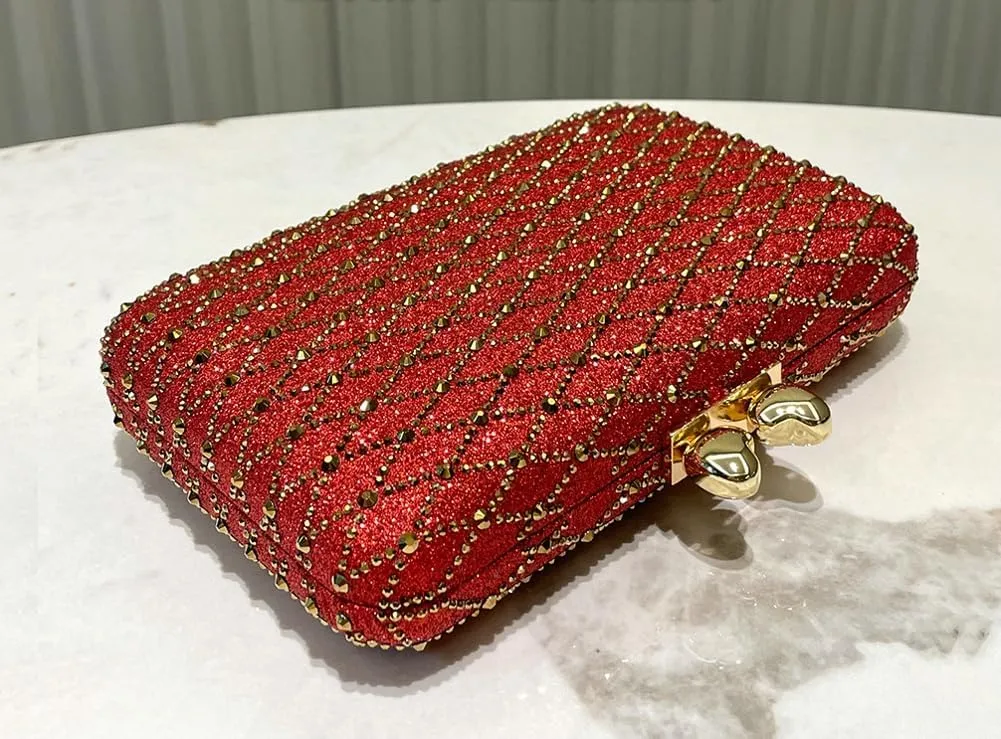 Crystal Evening Bags for Women Formal Party Box Clutch Wedding Rhinestone Handbags Bridal Clutch Purse Mini 2025