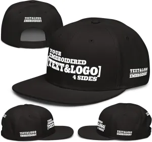 Custom Hat/Cap, Embroidery Personalized Text & LogoSnapback Baseball Trucker Hat