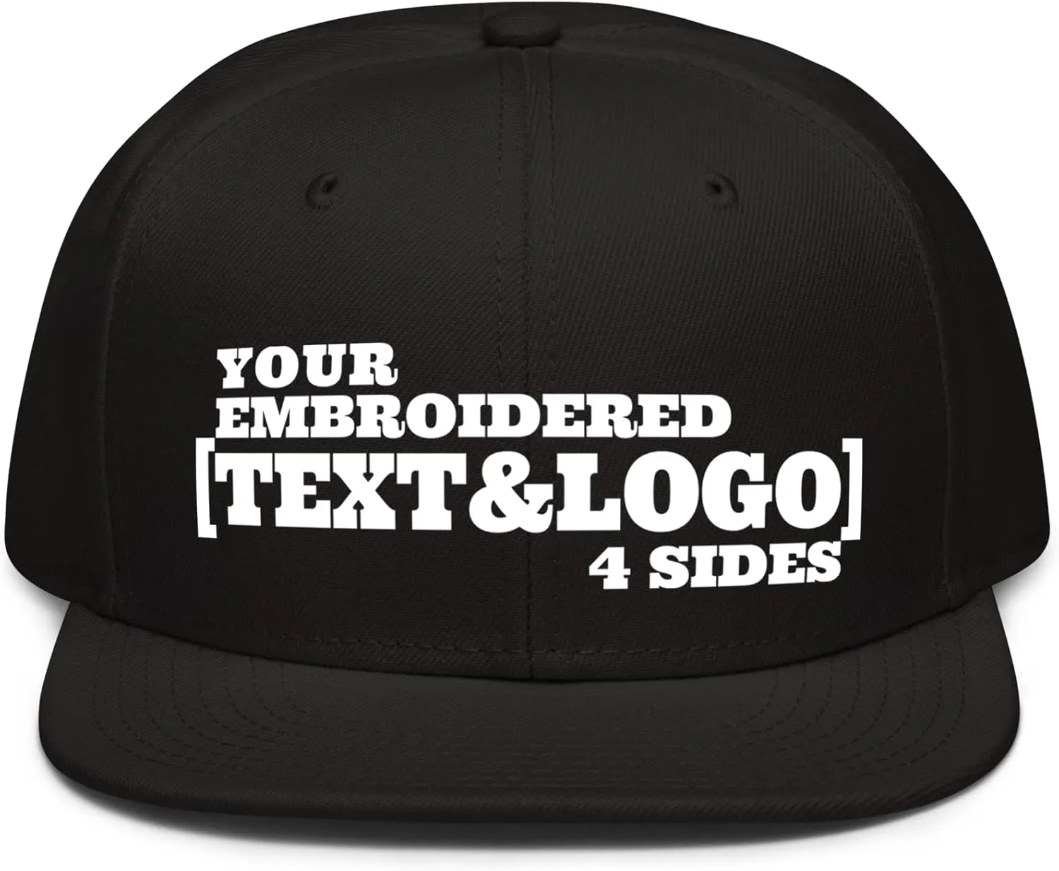 Custom Hat/Cap, Embroidery Personalized Text & LogoSnapback Baseball Trucker Hat