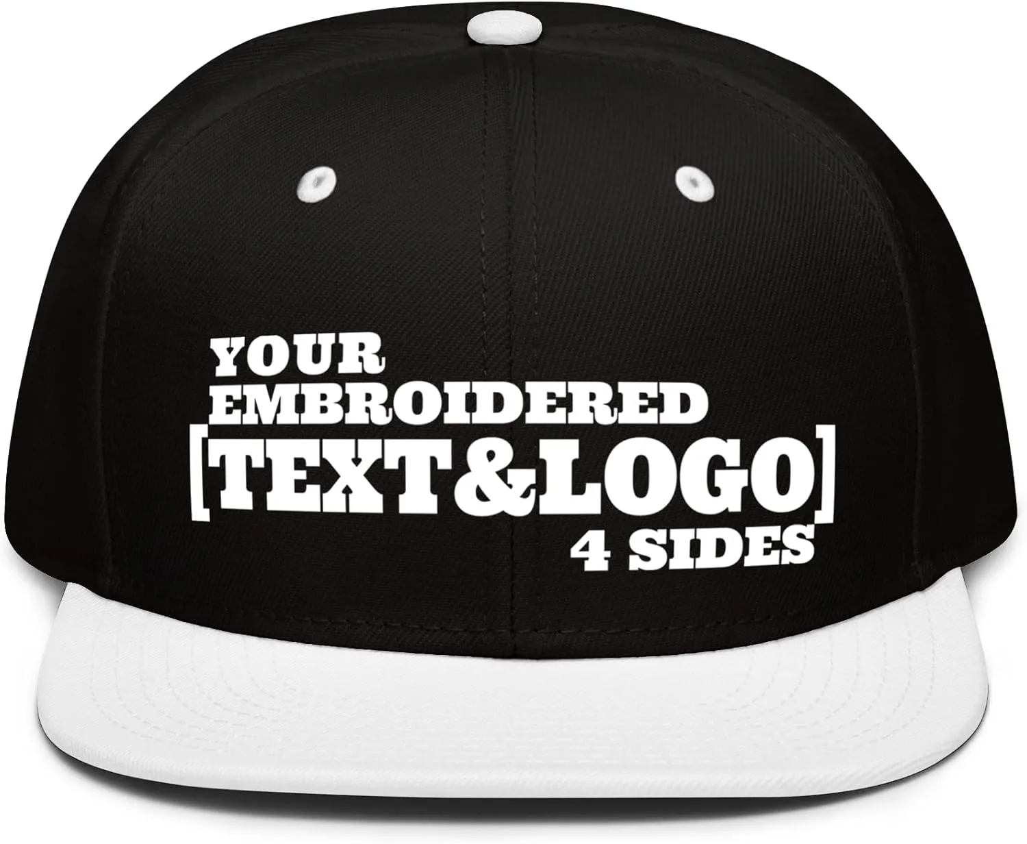 Custom Hat/Cap, Embroidery Personalized Text & LogoSnapback Baseball Trucker Hat