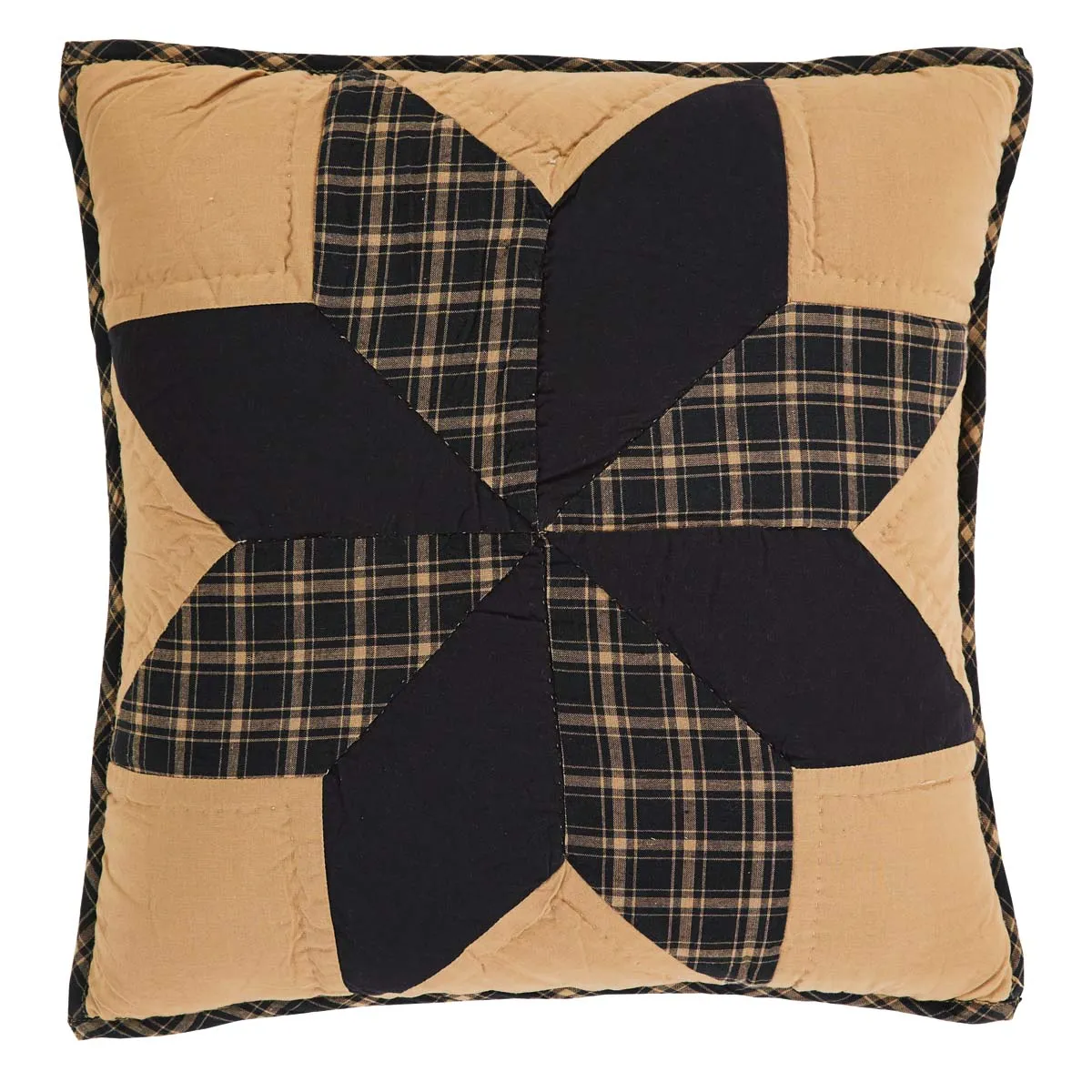 Dakota Star Quilted Pillow 16x16