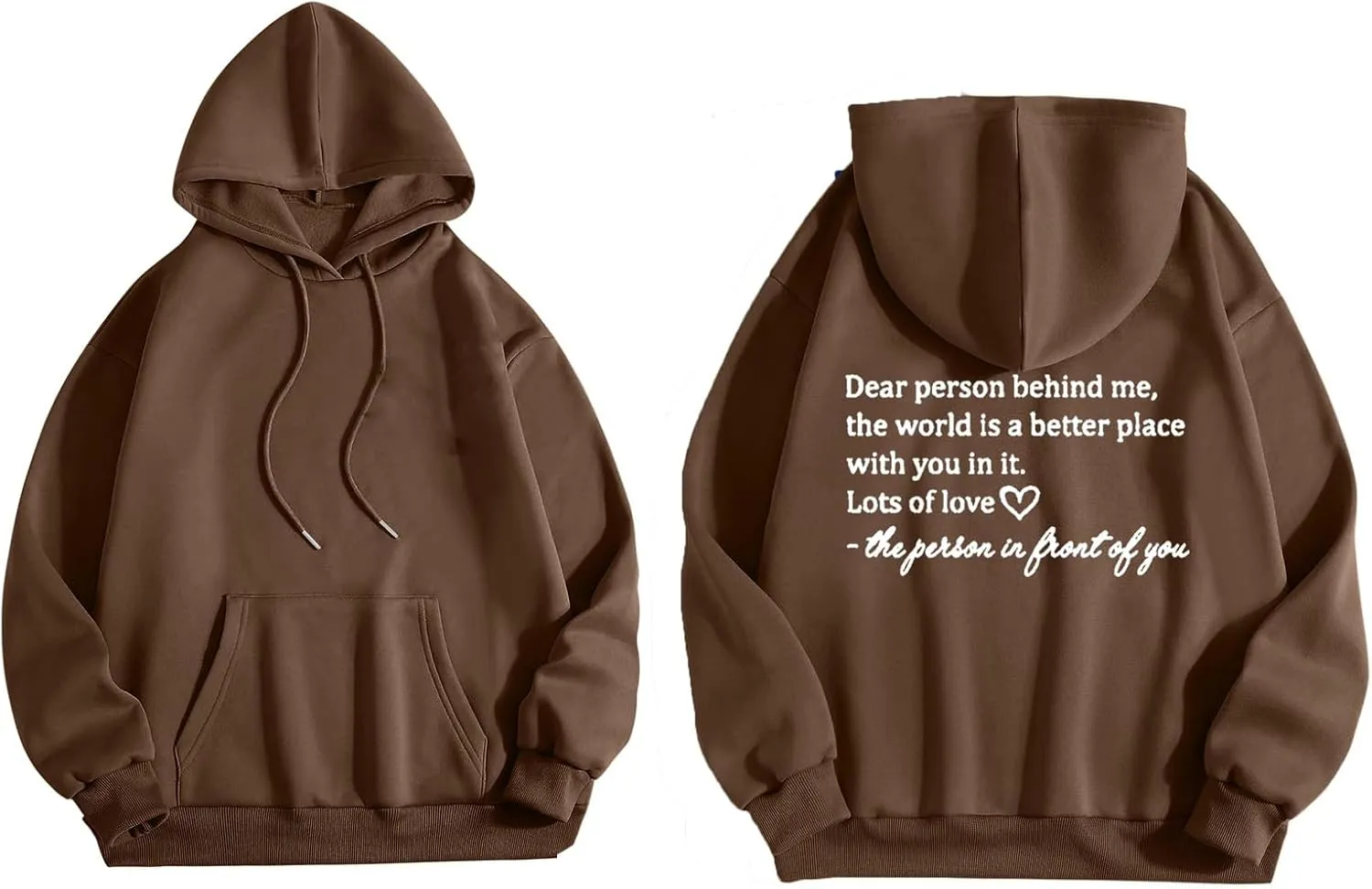 Dear Person Behind Me Hoodie Sweatshirts Letter Pullover Tops Trendy Comfort Sweatshirts Cute Fall Fashion Clothes