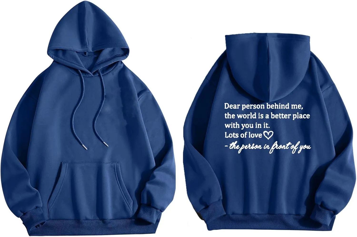 Dear Person Behind Me Hoodie Sweatshirts Letter Pullover Tops Trendy Comfort Sweatshirts Cute Fall Fashion Clothes