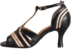 DKZSYIM Women's Professional Latin Dance Shoes Ballroom Wedding Performance Shoes,Model L018