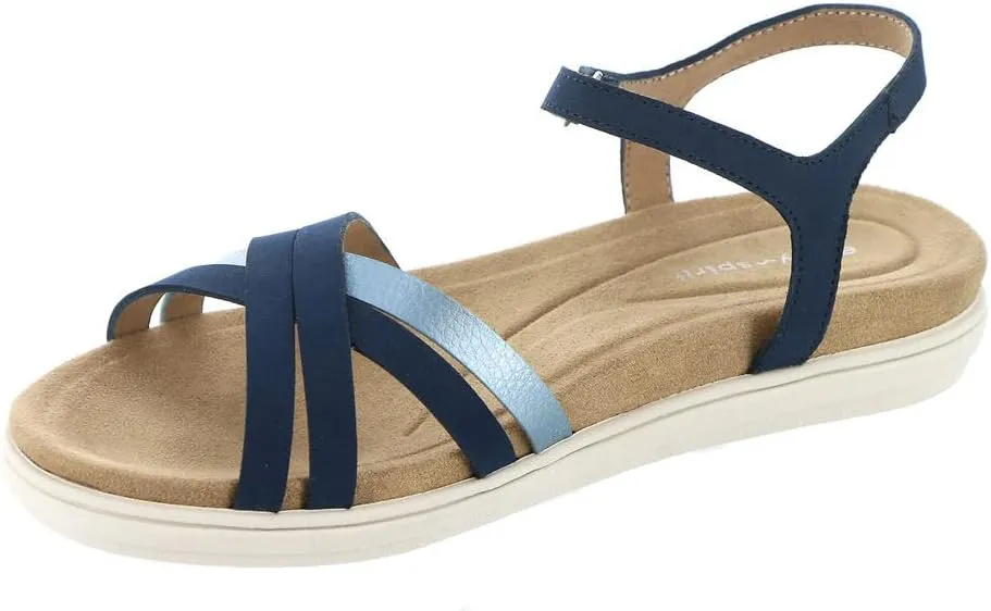 Easy Spirit Women's Dottle 3 Flat Sandal
