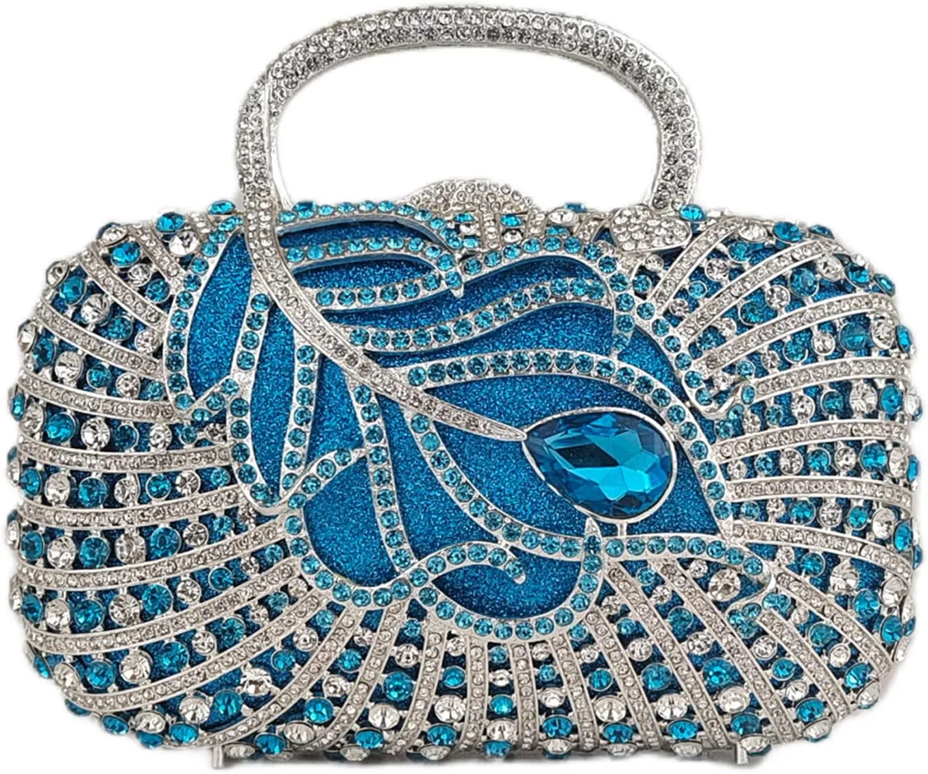 Elegant Crystal Clutch Women Formal Tote Rhinestone Evening Bag Wedding Party Handbag Banquet