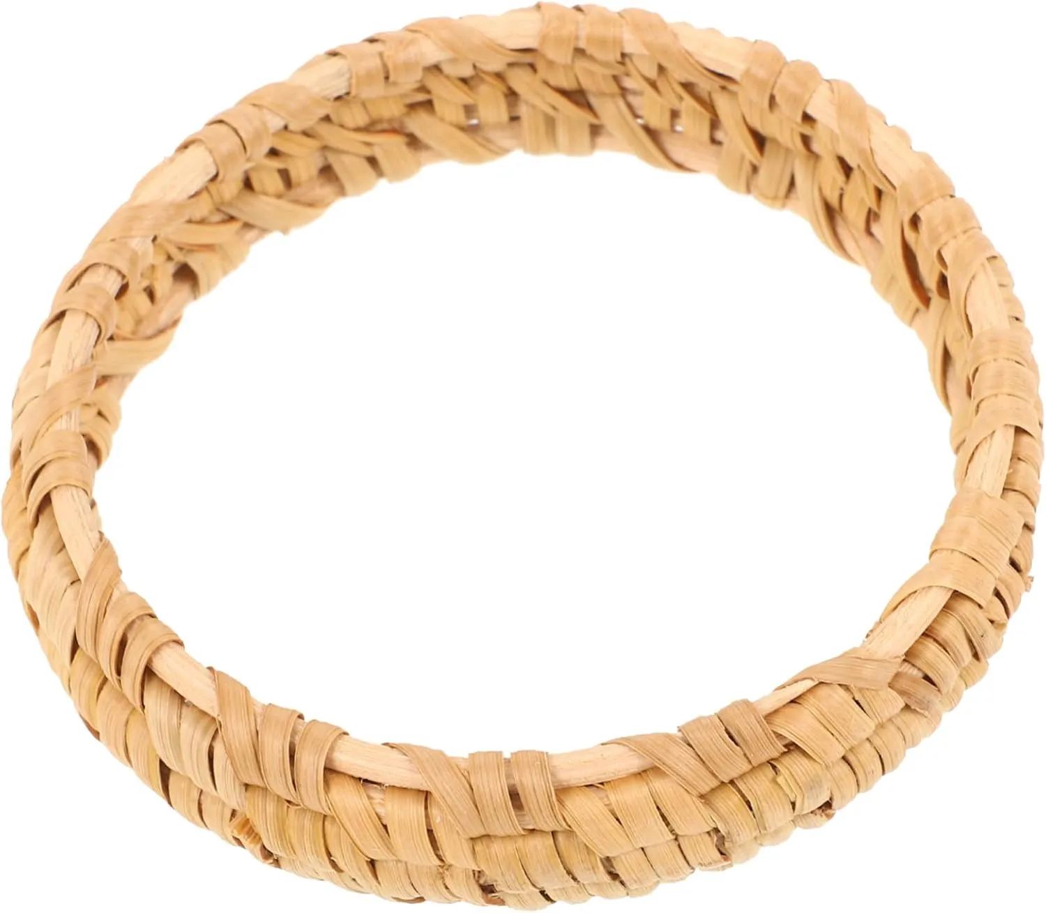Elegant Rattan Bracelets for Women Braided Woven Bangle Straw Wristband Fashion Accessory Unique