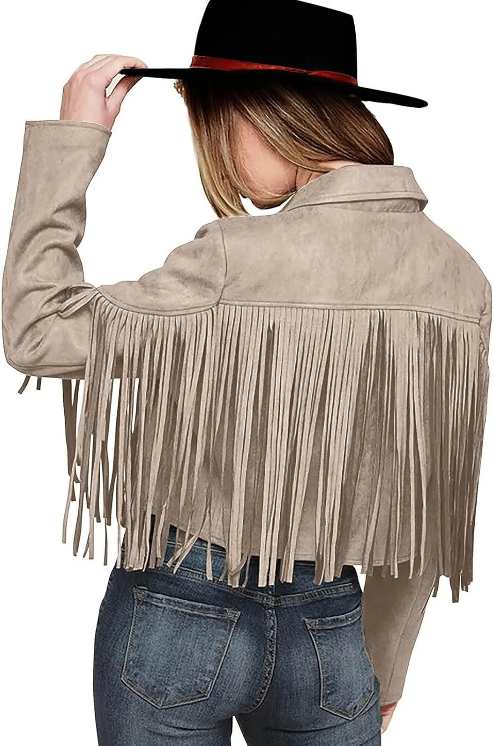 Fall Light Jacket for Women Quilt Jackets Zip Plus Size Casual Comfort Outwear Tassel Motorcycle Cropped Coats Coat