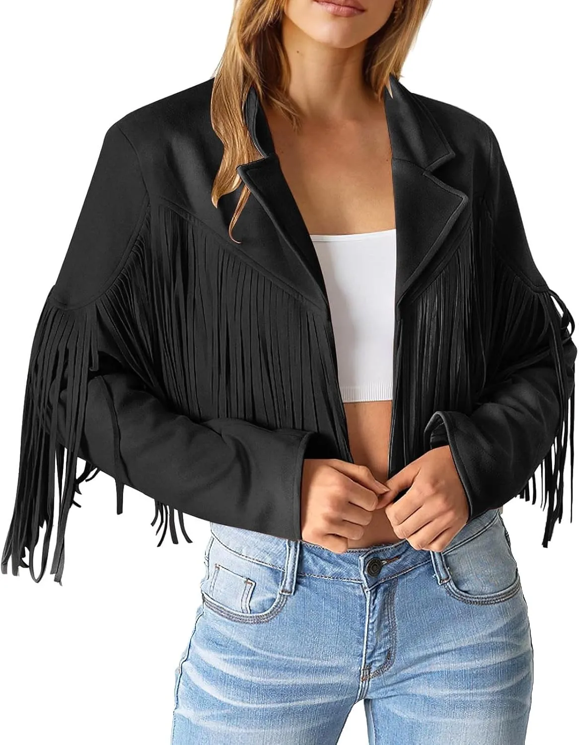 Fall Light Jacket for Women Quilt Jackets Zip Plus Size Casual Comfort Outwear Tassel Motorcycle Cropped Coats Coat
