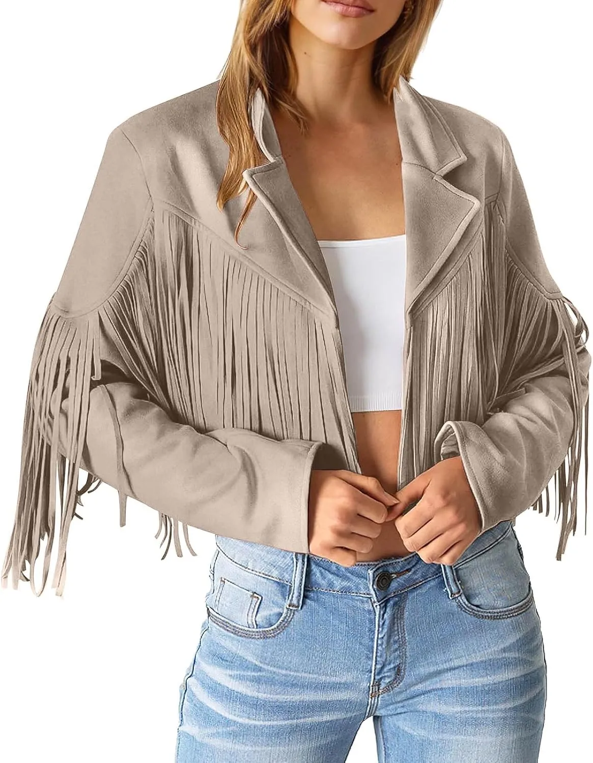 Fall Light Jacket for Women Quilt Jackets Zip Plus Size Casual Comfort Outwear Tassel Motorcycle Cropped Coats Coat