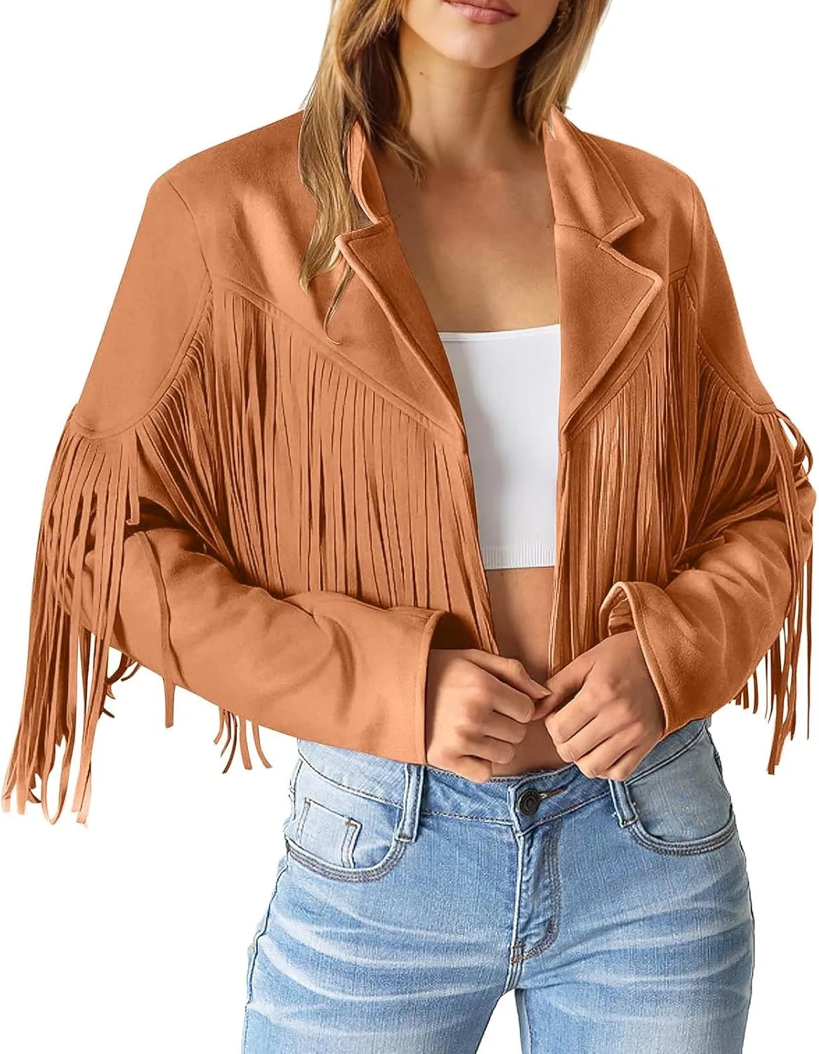 Fall Light Jacket for Women Quilt Jackets Zip Plus Size Casual Comfort Outwear Tassel Motorcycle Cropped Coats Coat