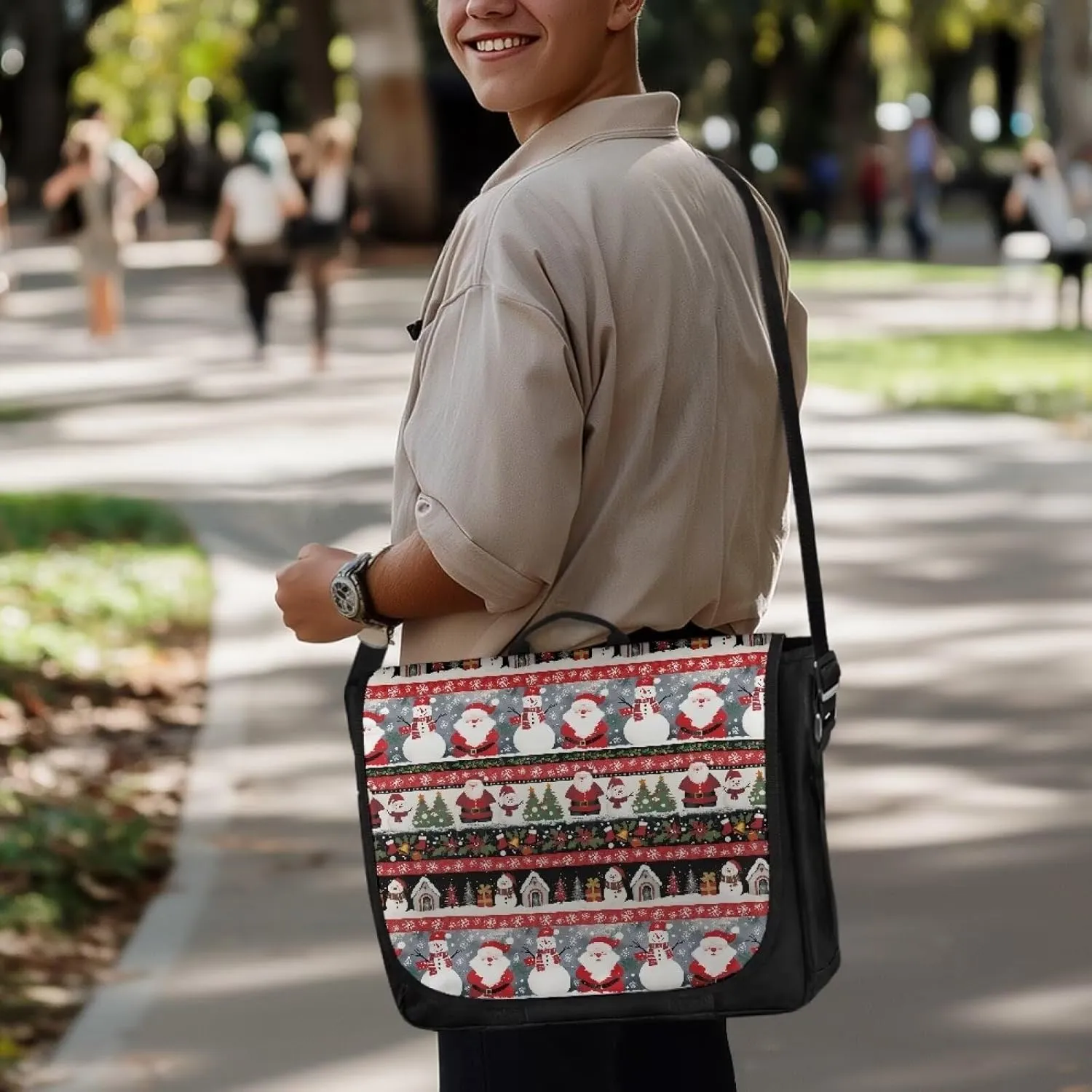 Flap Crossbody Bag Women Casual Messenger Bag with Pocket Outdoors Shoulder Bag Shopping Bag Large Capacity Handbag