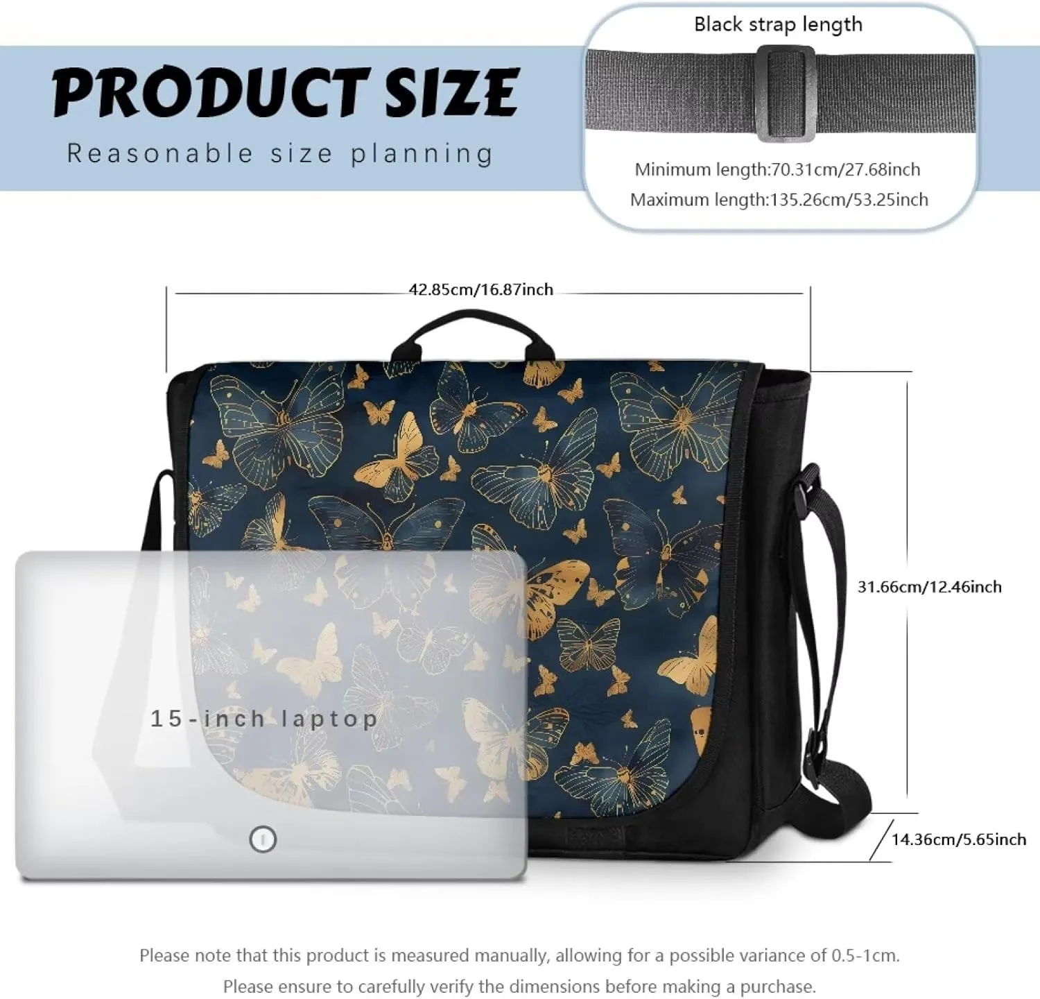 Flap Crossbody Bag Women Casual Messenger Bag with Pocket Outdoors Shoulder Bag Shopping Bag Large Capacity Handbag