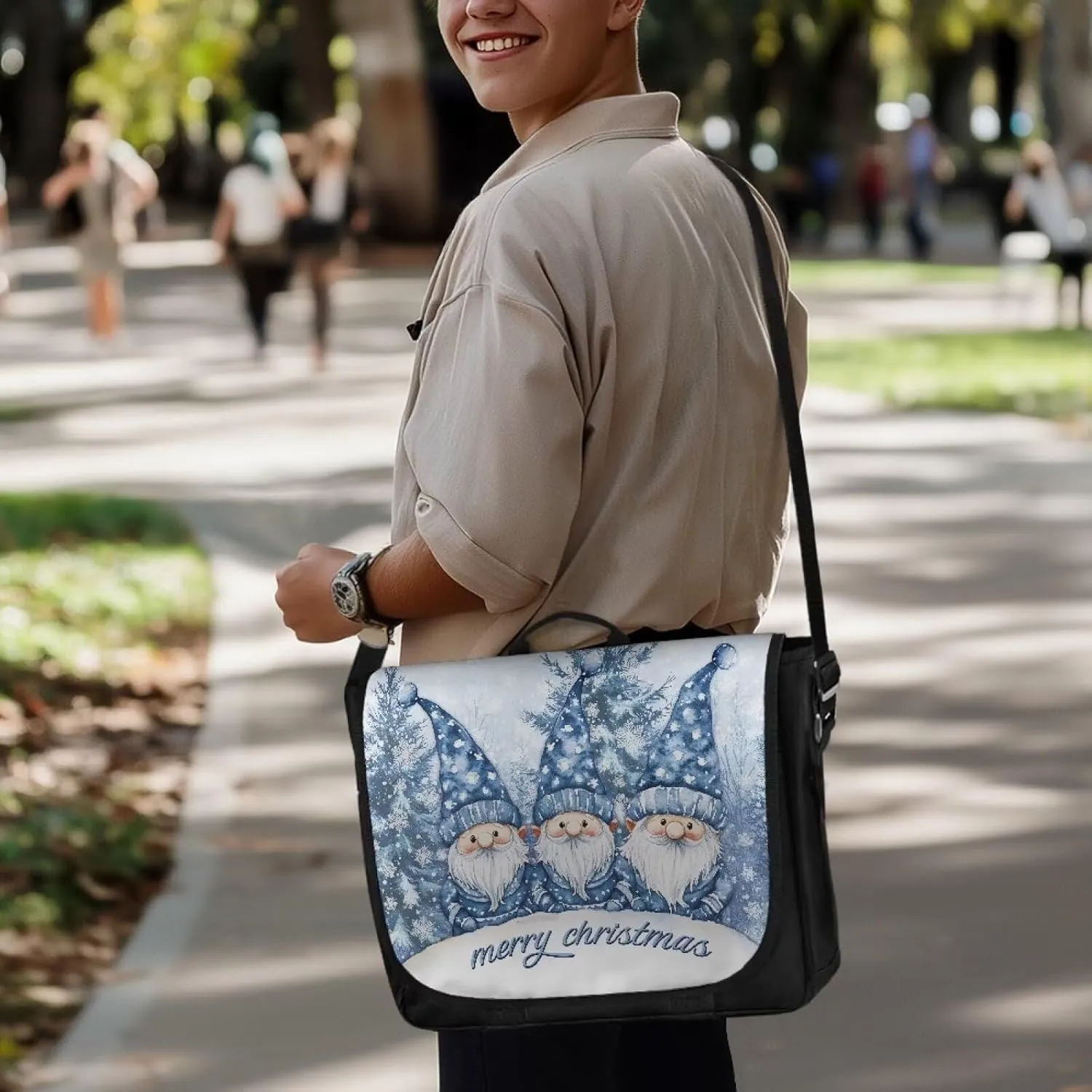 Flap Crossbody Bag Women Casual Messenger Bag with Pocket Outdoors Shoulder Bag Shopping Bag Large Capacity Handbag