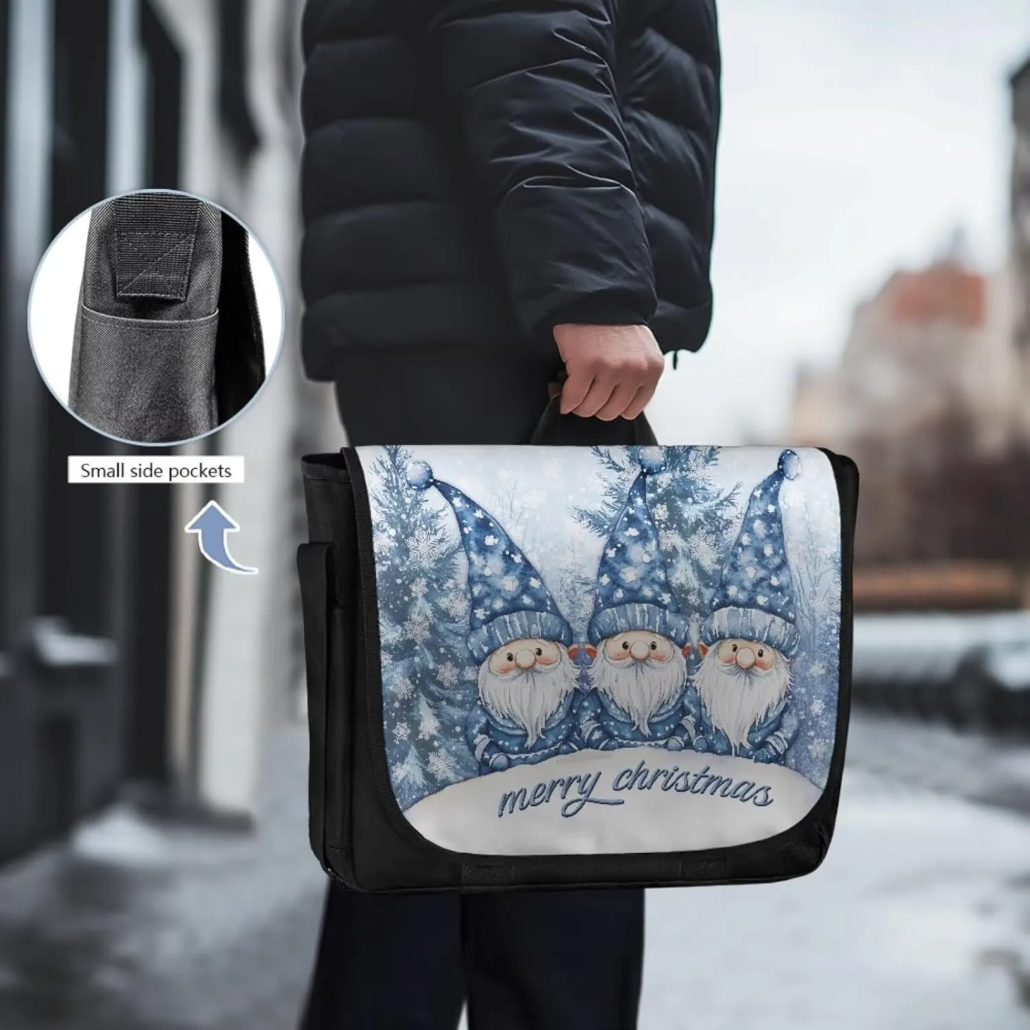 Flap Crossbody Bag Women Casual Messenger Bag with Pocket Outdoors Shoulder Bag Shopping Bag Large Capacity Handbag