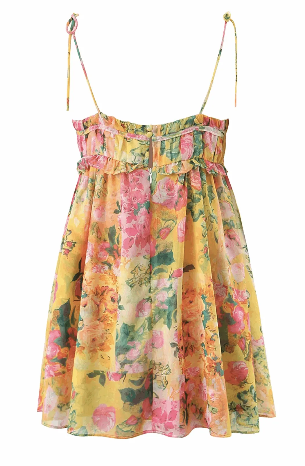 Floral skater mini dress