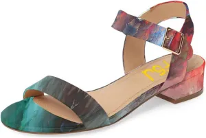 FSJ Women Casual Open Toe Block Low Heel Ankle Strap Sandals Comfort Summer Shoes Size 4-15 US