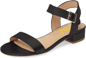 FSJ Women Casual Open Toe Block Low Heel Ankle Strap Sandals Comfort Summer Shoes Size 4-15 US