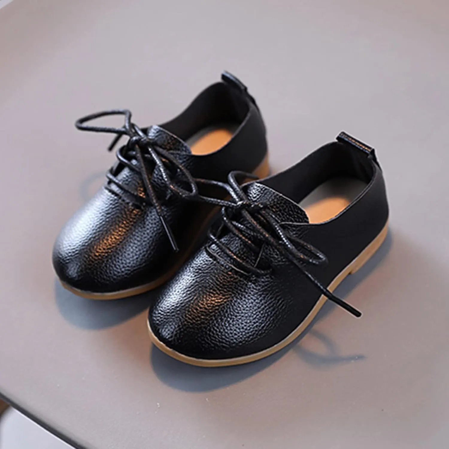 Girls and Toddler Classic Lace Up School Uniform Comfort Oxford Dress Shoes Loafer Flat (Little Kid/Big Baby Shoes