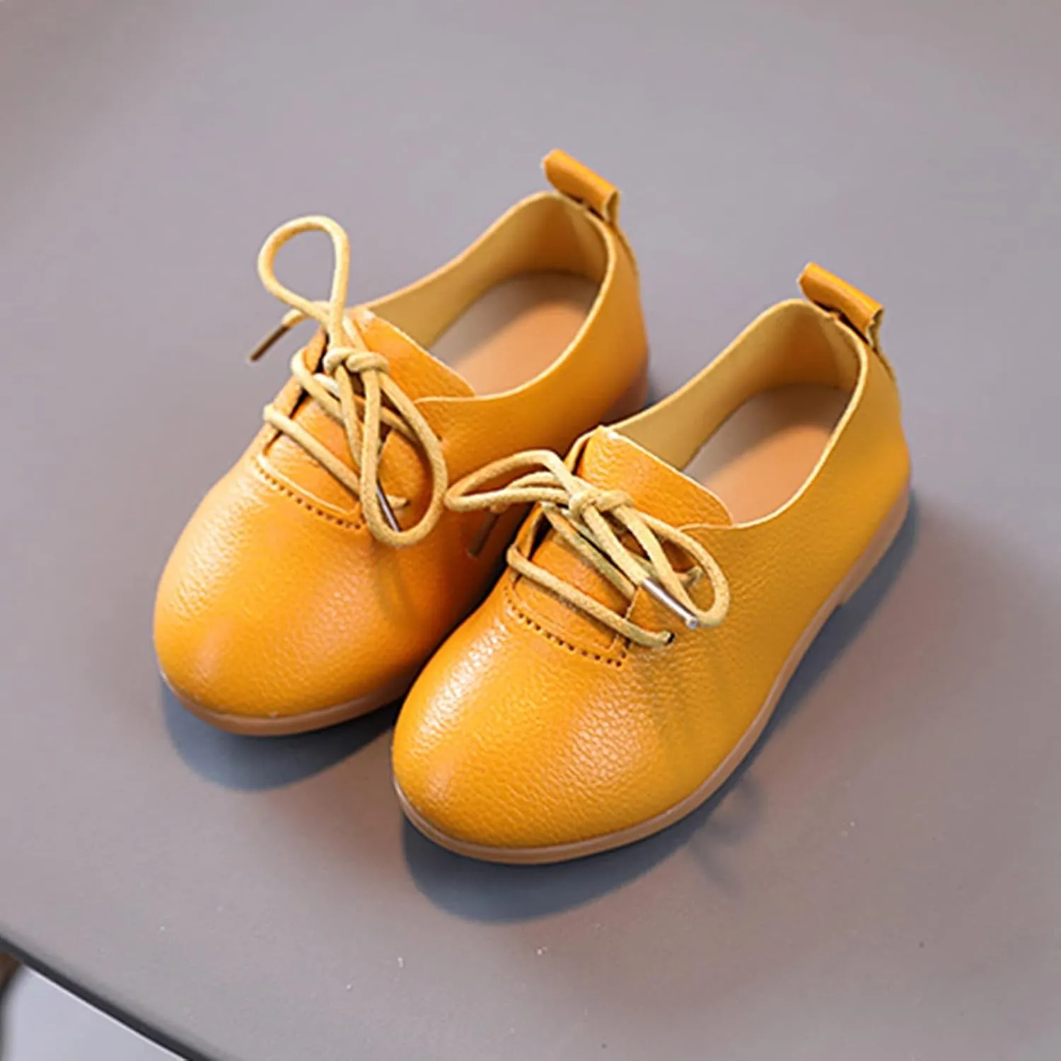 Girls and Toddler Classic Lace Up School Uniform Comfort Oxford Dress Shoes Loafer Flat (Little Kid/Big Baby Shoes