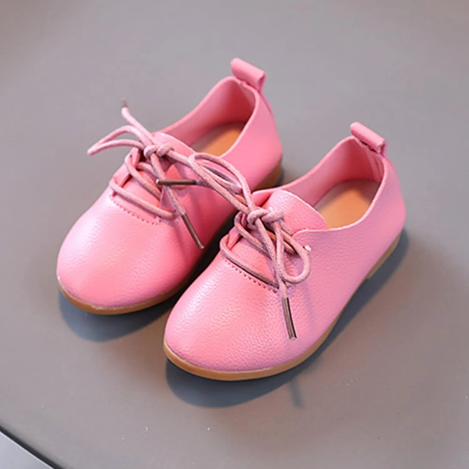 Girls and Toddler Classic Lace Up School Uniform Comfort Oxford Dress Shoes Loafer Flat (Little Kid/Big Baby Shoes