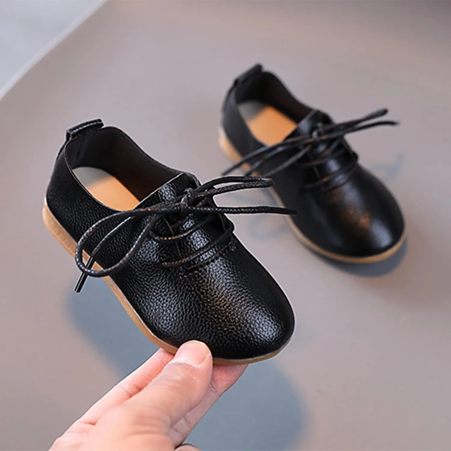 Girls and Toddler Classic Lace Up School Uniform Comfort Oxford Dress Shoes Loafer Flat (Little Kid/Big Baby Shoes