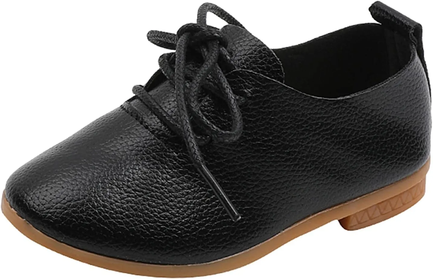 Girls and Toddler Classic Lace Up School Uniform Comfort Oxford Dress Shoes Loafer Flat (Little Kid/Big Baby Shoes
