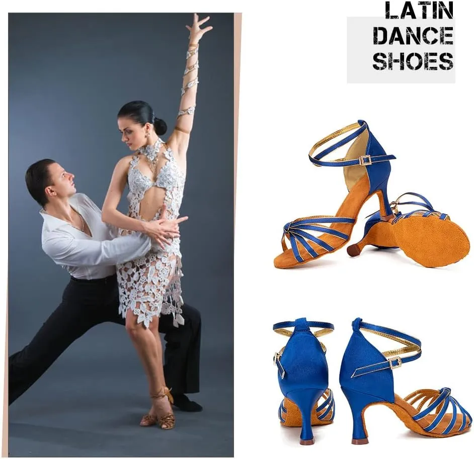 HIPPOSEUS Women's Latin Dance Shoes for Ballroom, Tango, Salsa, Bachata Dancing Shoes,Model 217