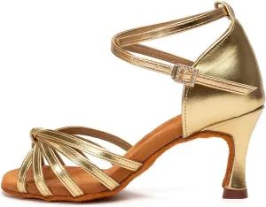 HIPPOSEUS Women's Latin Dance Shoes for Ballroom, Tango, Salsa, Bachata Dancing Shoes,Model 217