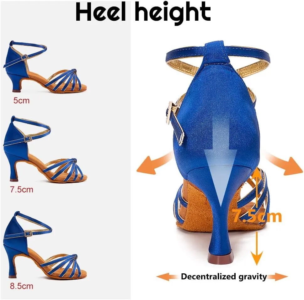 HIPPOSEUS Women's Latin Dance Shoes for Ballroom, Tango, Salsa, Bachata Dancing Shoes,Model 217