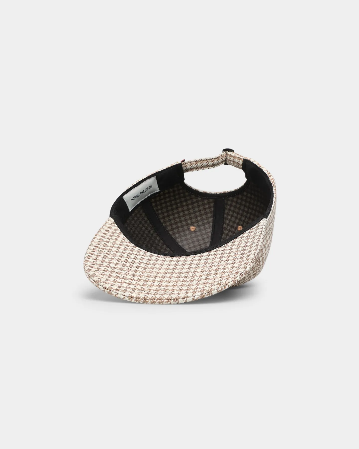 Honor The Gift D-Holiday Houndstooth Strapback Cream