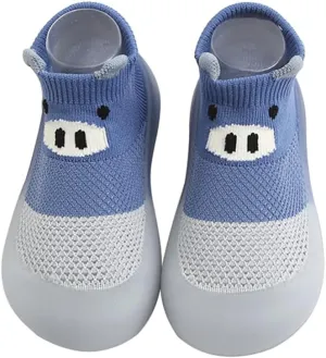 HOWELL Baby Toddler Sock Shoes Infant First Walking Shoes Indoor Anti-Slip Slippers for Baby Girls Boys
